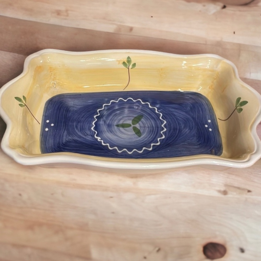 Italian Hand Painted Casserole Dish